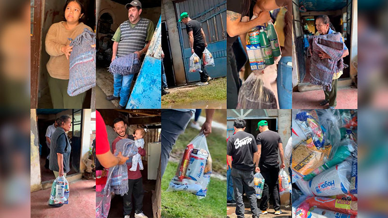 Adriana Campos respalda a familias afectadas por la inundación en Purépero 