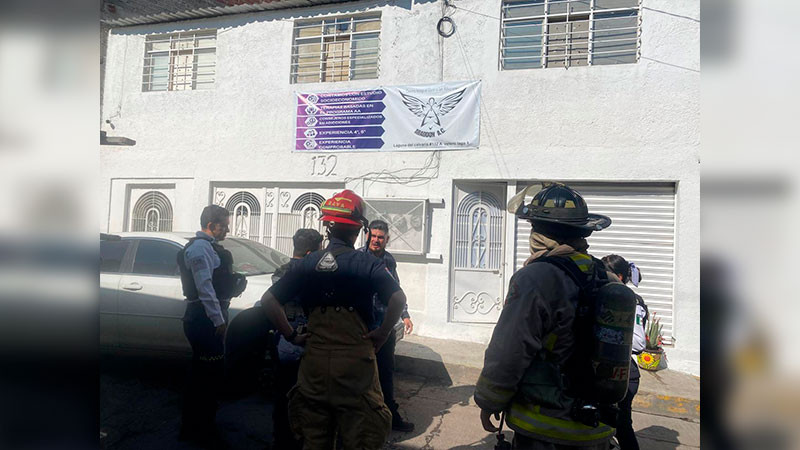 Jóvenes de un anexo en Morelia, Michoacán se intoxican con gas lacrimógeno 