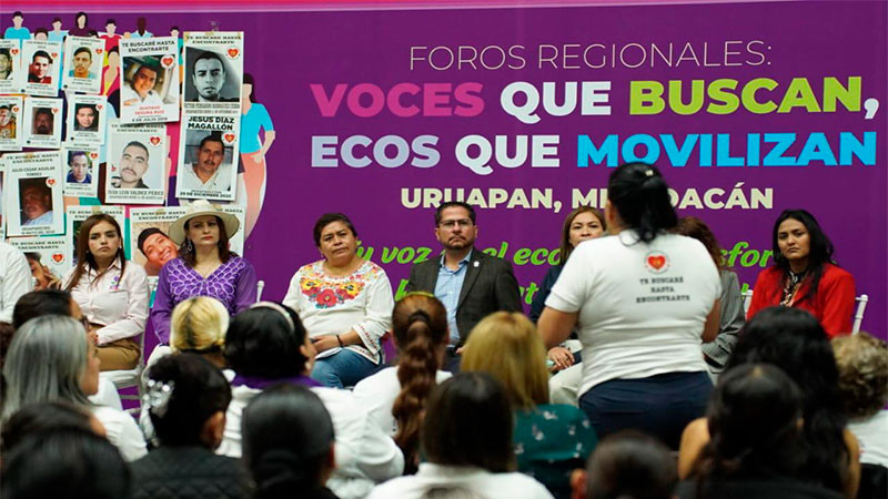 Con foros regionales Belinda Iturbide escucha a la gente para conformar Ley de Búsqueda de Personas Desaparecidas 