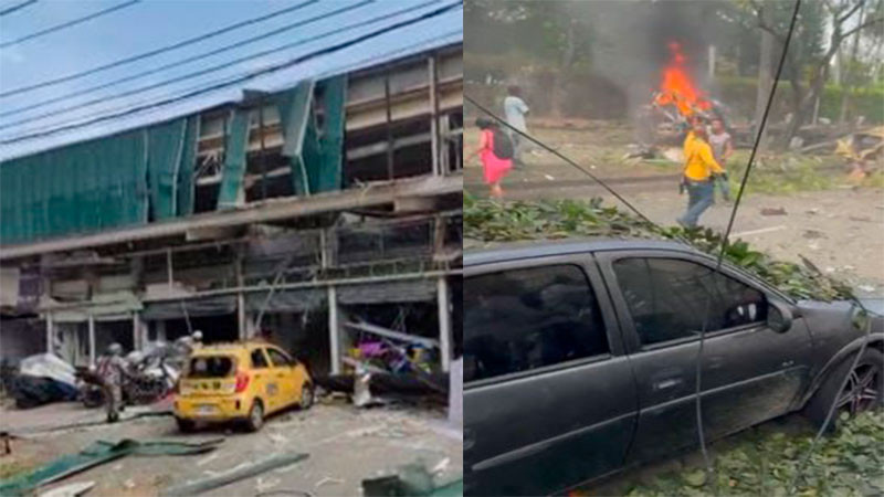 Dos ataques simultáneos reportados en Cali, Colombia dejan al menos 13 muertos y decenas de heridos; el presidente los cataloga como ataques terroristas  