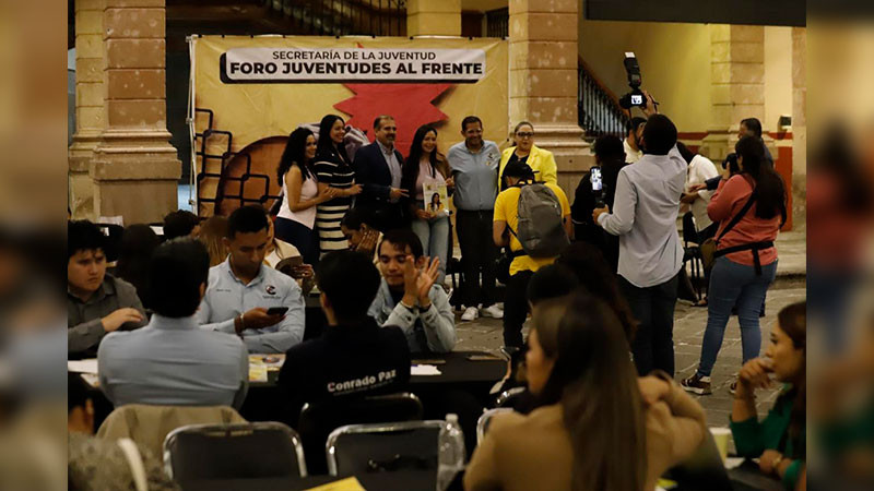 Iniciativas juveniles serán respaldadas por el Grupo Parlamentario del PRD en el Congreso del Estado 