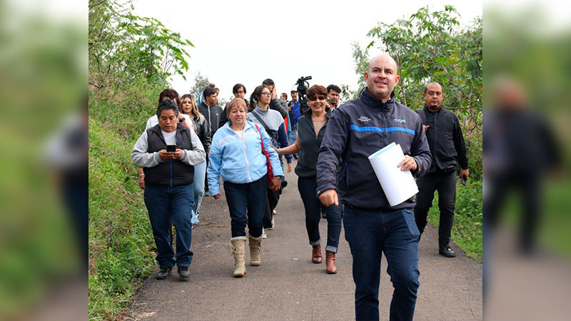 Adolfo Torres encabezó recorrido con encargados del orden en la Presa de Cointzio 