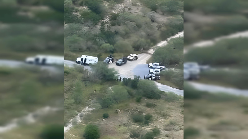 Policías dan muerte a 12 sujetos en enfrentamiento en Doctor Coss, Nuevo León 