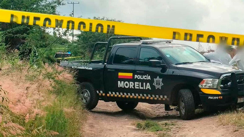 Localizan cuerpo de un hombre en la colonia Los Ángeles de Morelia, Michoacán 