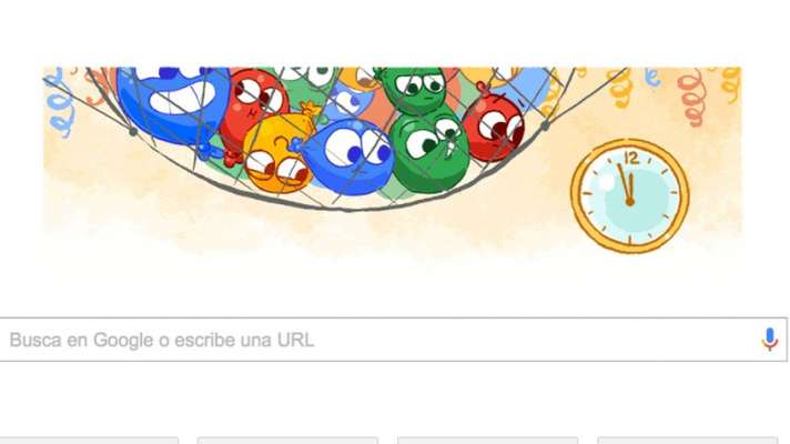 Dedican doodle en espera del año nuevo 2017 