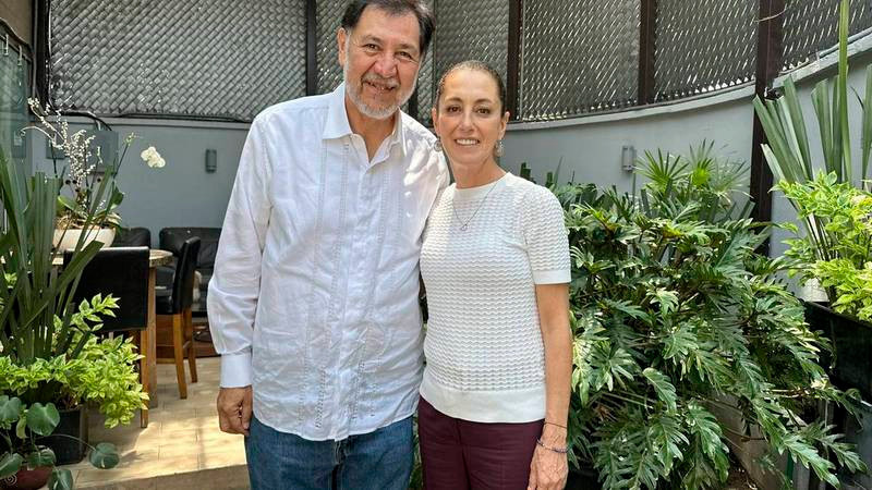 Sheinbaum contradice a Noroña; rechaza "fractura" en la 4T 