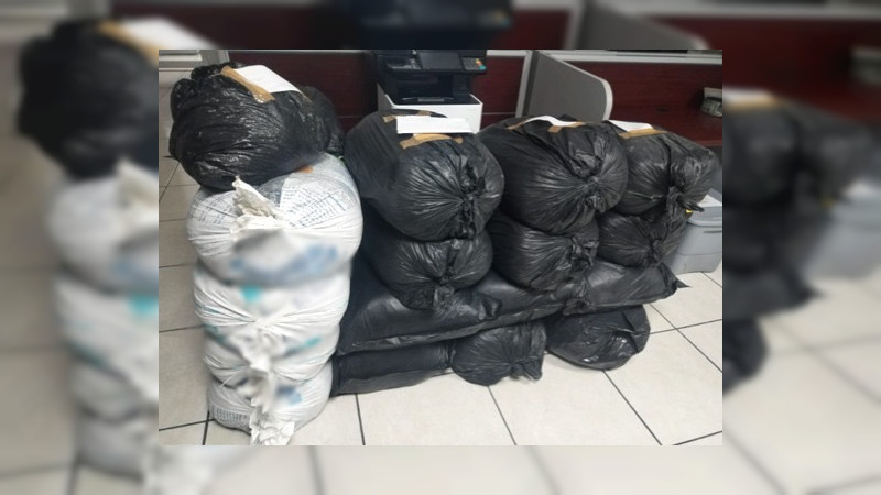 Vinculan a dos personas por aseguramiento de más de 600 kilos de estupefaciente en Baja California 