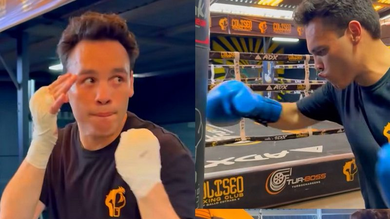 Reaparece Julio César Chávez Jr. tras salir de prisión; lo captan boxeando 