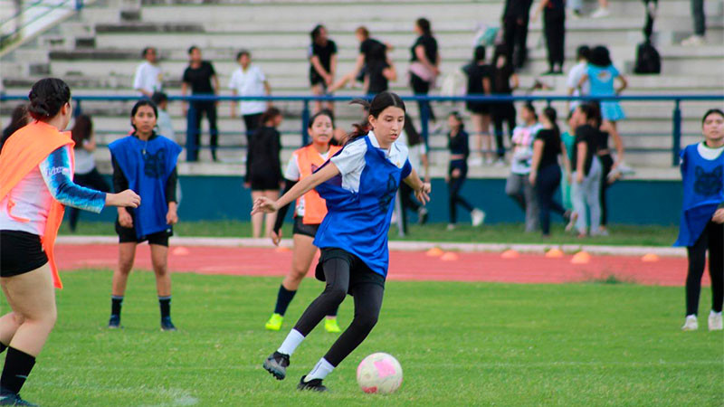 Talento y alto nivel de competencia se mostró en las visorias del equipo femenil de TDP de la UMSNH  