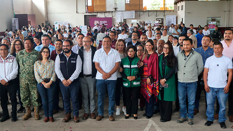  Feria de Paz llega a comunidad indígena de San Ángel Zurumucapio: Segob 