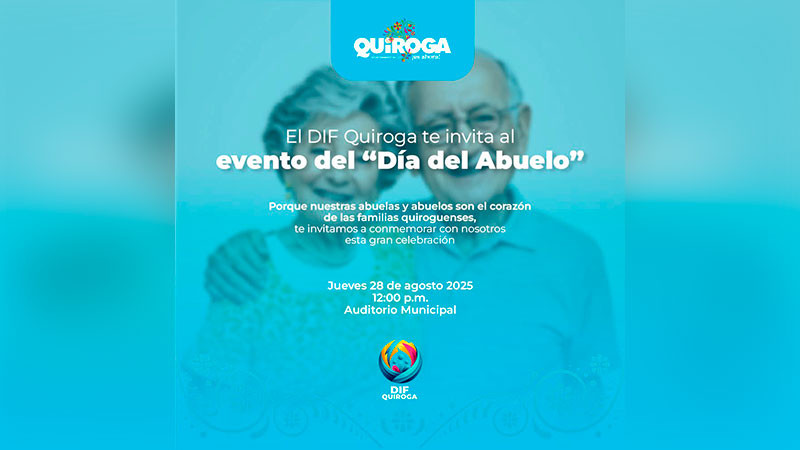 Celebrará Quiroga a sus abuelas y abuelos en su día 