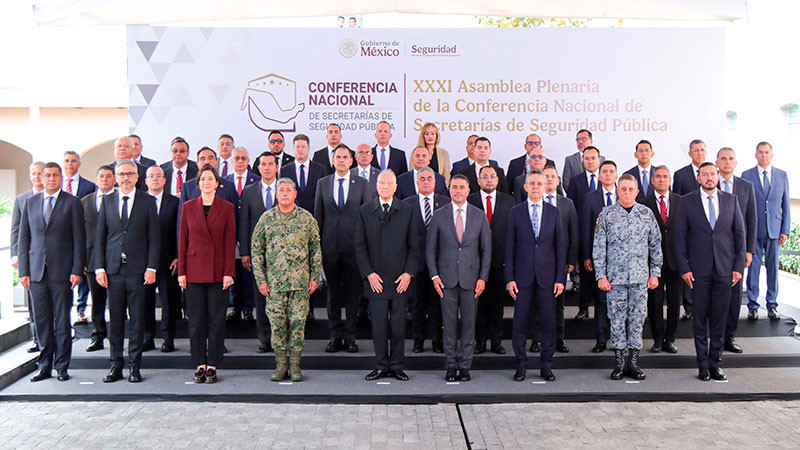 Fortalece SSC Querétaro coordinación en la XXXI Asamblea Nacional de Seguridad Pública 