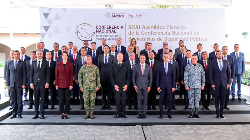 Fortalece SSC Querétaro coordinación en la XXXI Asamblea Nacional de Seguridad Pública 