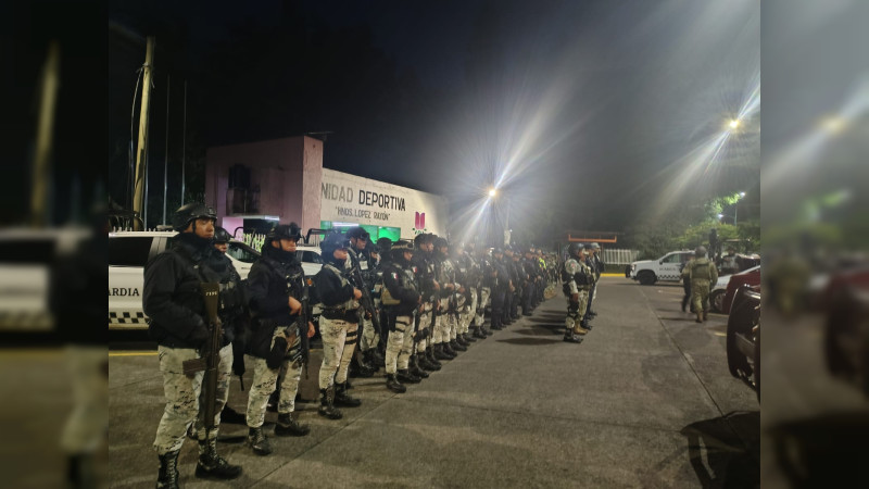 Refuerzan seguridad en Uruapan, Michoacán, tras captura de presunto líder criminal “El Rino” 