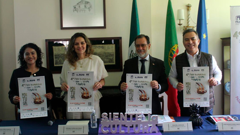 Gobierno de Morelia y Embajada de Portugal invitan a la IV Feria Internacional del Libro y la Lectura 