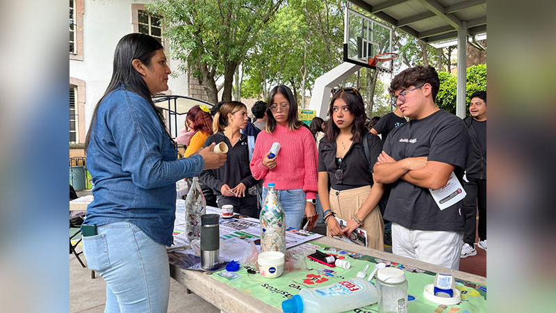 UMSNH promueve el cuidado del medio ambiente entre el estudiantado 