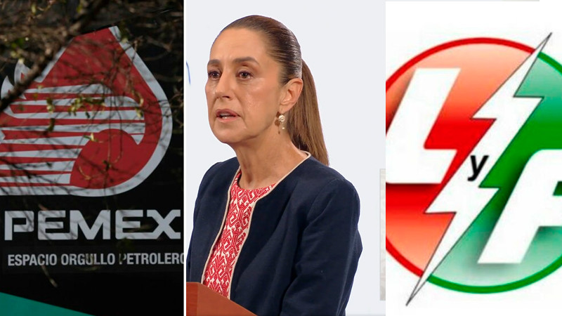 Sheinbaum se pronuncia contra "ofensivas y exorbitantes" pensiones de Pemex y Luz y Fuerza del Centro 