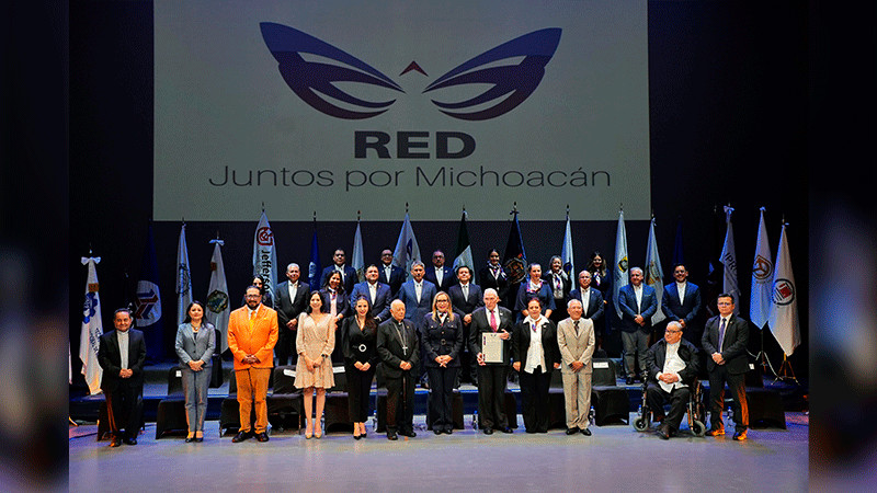 Red Juntos por Michoacán entrega la Presea "Cardenal Alberto Suárez Inda"; el organismo celebra 10 años de historia 