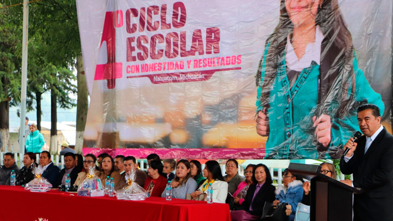La educación avanza en Nahuatzen, arranca ciclo escolar 2025–2026: UTM 
