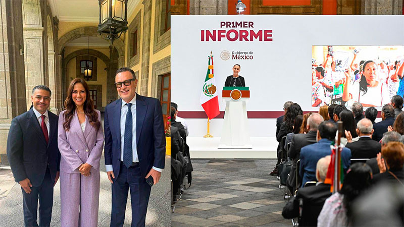 Asiste Mauricio Kuri a primer informe de Claudia Sheinbaum  