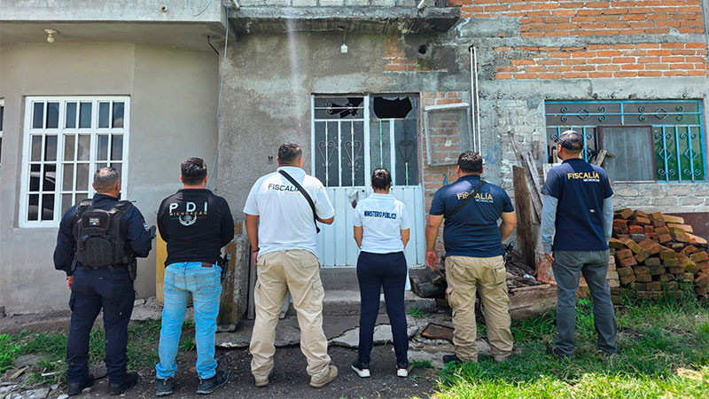 En Tarímbaro, Michoacán: En cateo aseguran objetos robados en un inmueble de la localidad de San Miguel 