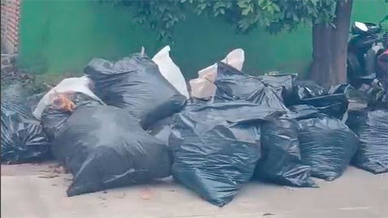 Acumulación de basura preocupa a los habitantes de Buenavista, Michoacán  