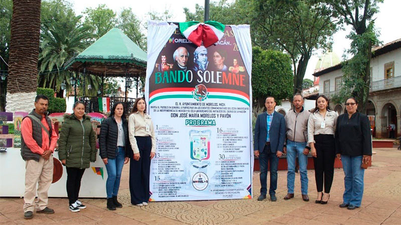 Morelos da inicio a las Fiestas Patrias 2025 con la colocación del Bando Solemne 