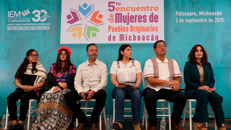Inicia el 5º Encuentro de Mujeres de Pueblos Originarios  de Michoacán 