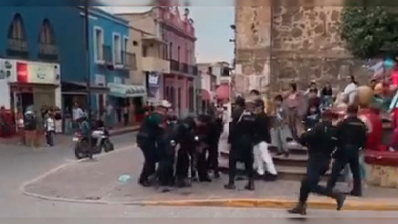 Sujeto provoca movilización de seguridad en Tequila, Jalisco, tras desarmar a policía y realizar disparos 