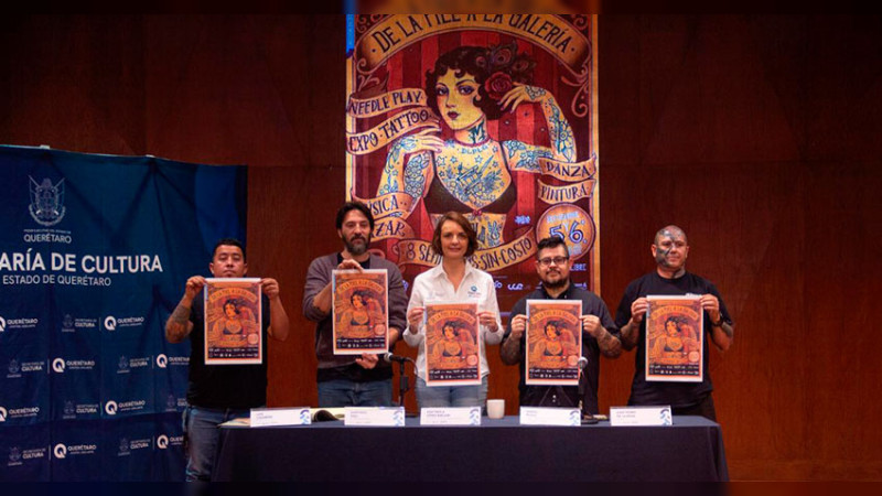 Llegan a Querétaro los mejores tatuadores y perforadores de México 