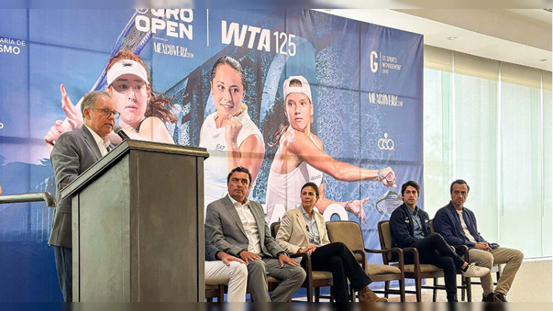 Querétaro sede del Torneo de Tenis WTA 125 