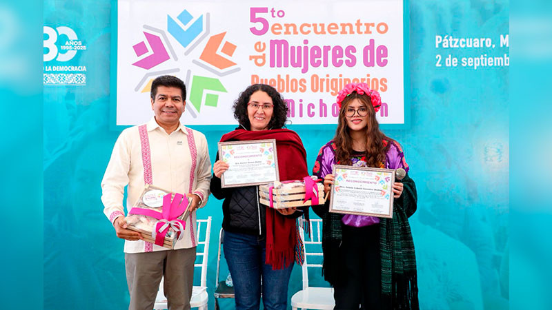 Mujeres de pueblos originarios fortalecen su liderazgo  en el 5º Encuentro en Michoacán 