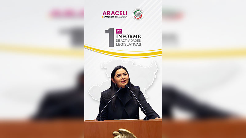 Araceli Saucedo Reyes invita a su Primer Informe Legislativo, el próximo domingo 