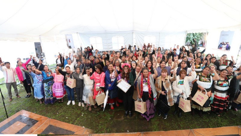 Mujeres de pueblos originarios fortalecen su liderazgo  en el 5º Encuentro en Michoacán 