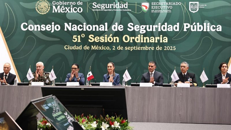 Gobierno de México fortalece acuerdos en materia de seguridad durante la 51ª Sesión del Consejo Nacional de Seguridad Pública 