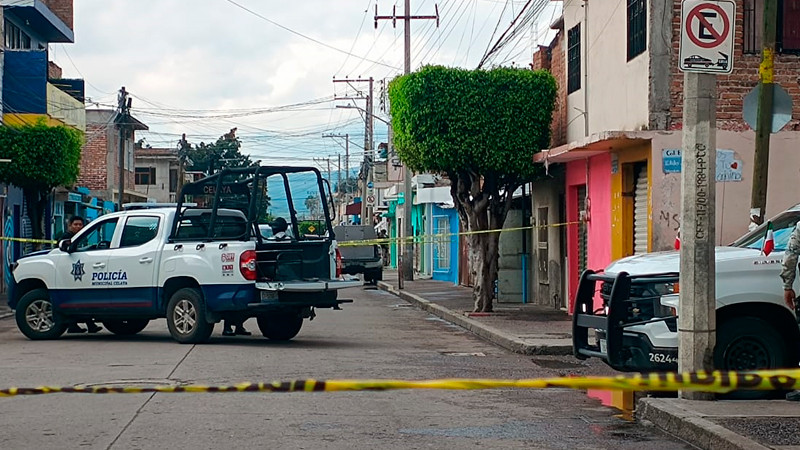 Ultiman a comerciante en Celaya, Guanajuato 