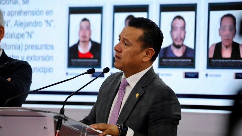 De enero a agosto a la baja homicidio doloso y feminicidio en Michoacán: Carlos Torres Piña 