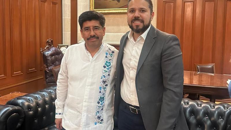 CEDH se reúne con el presidente de la Suprema Corte Hugo Aguilar 