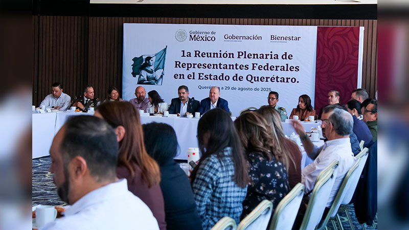 Realizan primera reunión plenaria de representantes Federales en el estado de Querétaro 