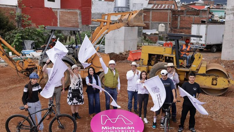 Arranca Bedolla construcción de skatepark en Uruapan; será el más grande de Michoacán 