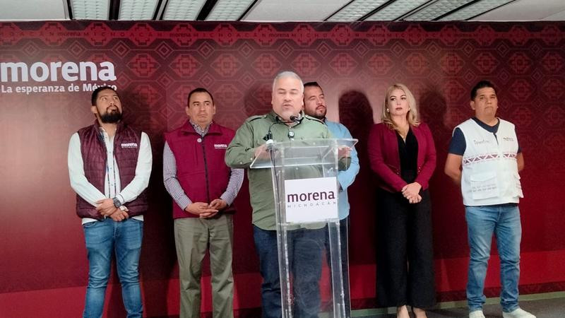 Morena exige respeto para su líder nacional tras comentarios del PRD en Michoacán 