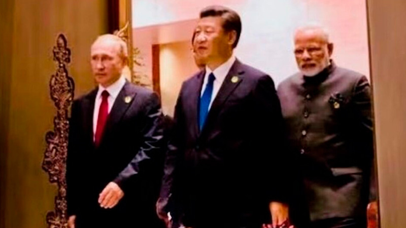 Trump da por "perdidos" a Rusia e India tras acercamiento con China 