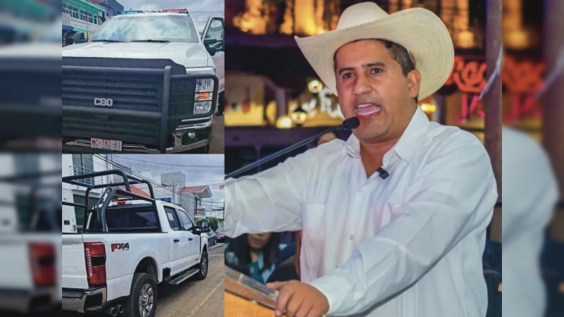 En medio de ola de violencia en Uruapan con desaparecidos, muertos, asaltos y robos, alcalde Carlos Manzo se lleva 8 patrullas blindadas para vacaciones fuera de Michoacán 