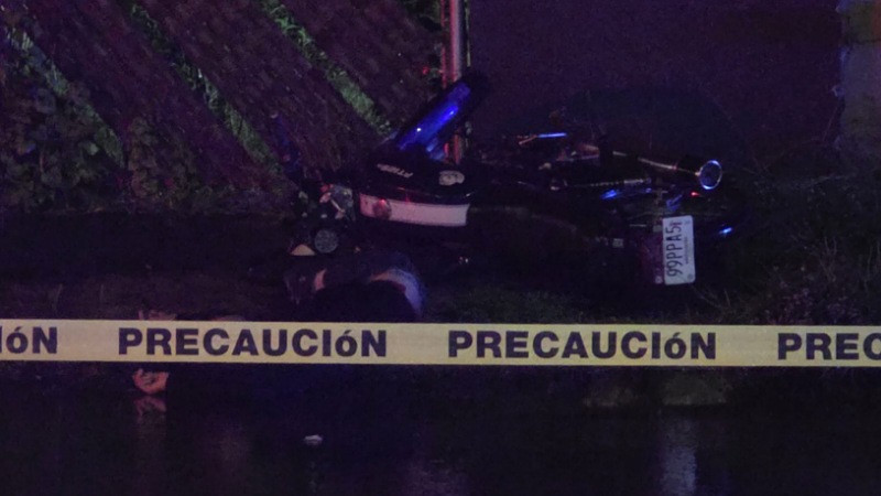 En Jacona, Michoacán, muere motociclista en accidente 