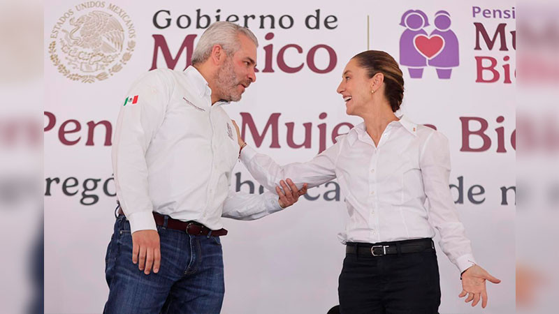 Quinta visita de Claudia Sheinbaum a Michoacán, anuncia Bedolla 