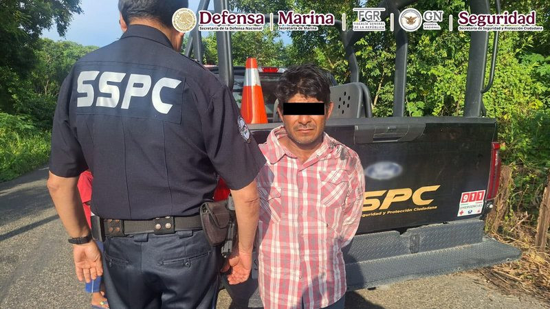 Cae en Tabasco presunto responsable de multihomicidio; había privado de la libertad a 7 menores que fueron rescatados 