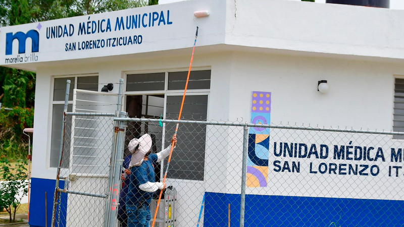 Gobierno de Morelia rehabilita centros de salud en tenencias 