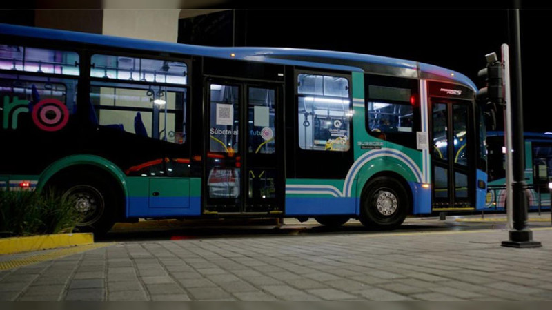 Anuncian 12 rutas nocturnas de transporte público para el Día del Grito en el municipio de Querétaro 