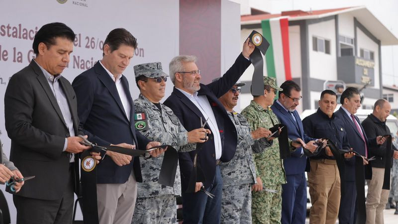 Inaugura Bedolla cuartel regional de la Guardia Nacional en Tarímbaro 