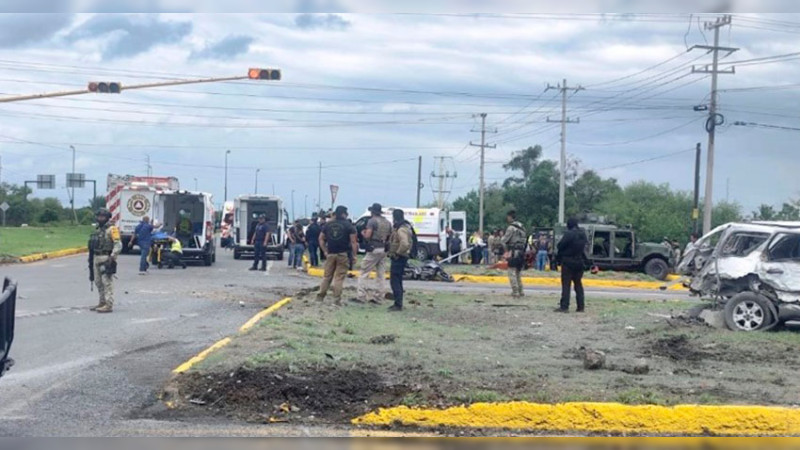 En traslado de reos, choca vehículo militar en Tamaulipas; hay 14 lesionados 